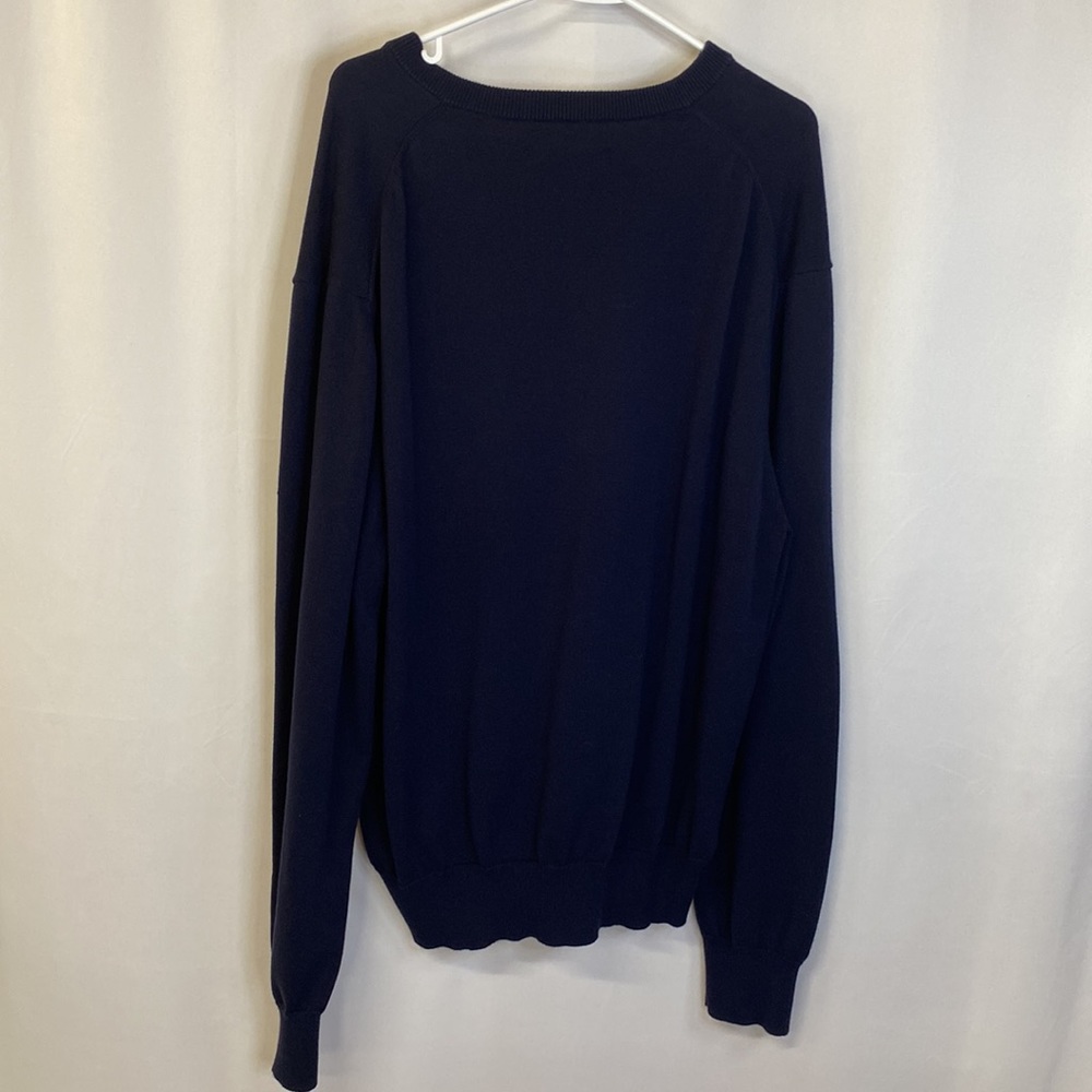 Jack Spade New York mens preppy vneck sweater blue cotton sz XXL - Picture 3 of 7